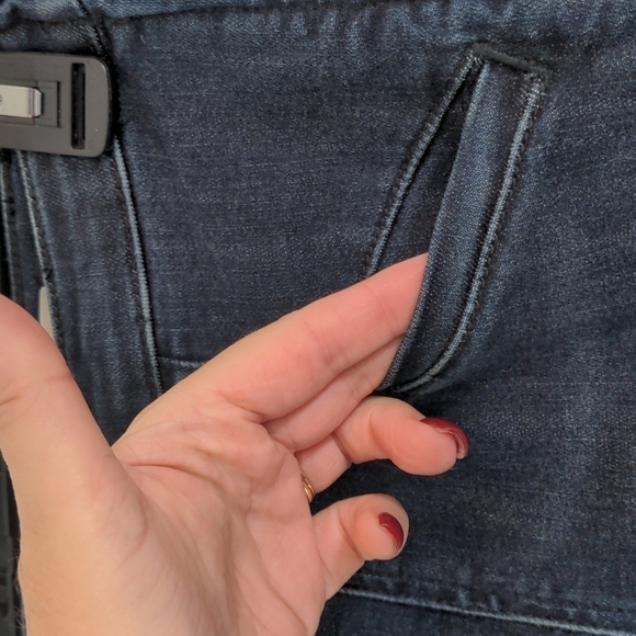 Anthrologie PILCRO High-Rise Denim Legging Cropped 27 - Picture 4 of 11